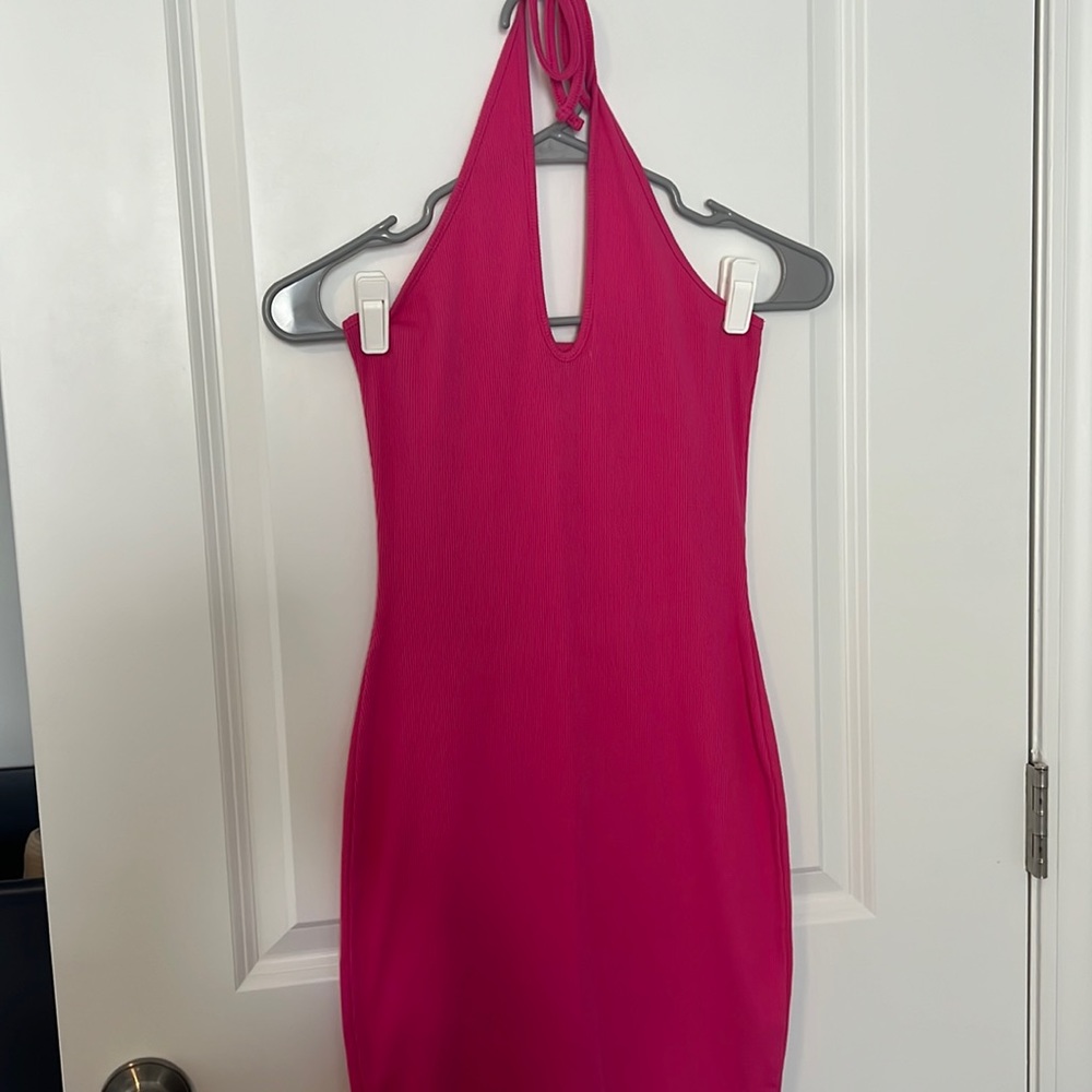 Pink Halter Dress